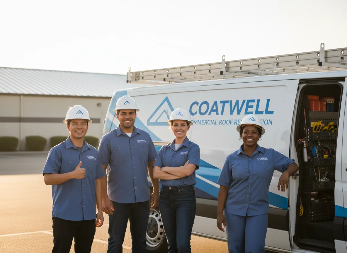 Commercial roof coating company in Lynn Center, IL